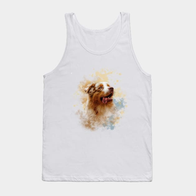 Australian shepherd . Tank Top by PocketRoom